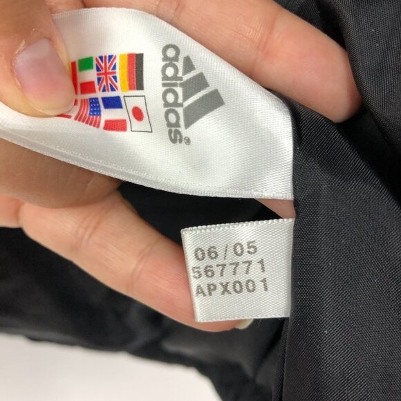 Adidas Black Puffer bomber Jacket women’s size S - Picture 10 of 15